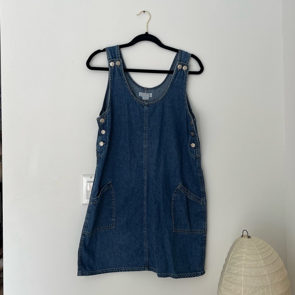 Vintage Cherokee Denim Overall Dress